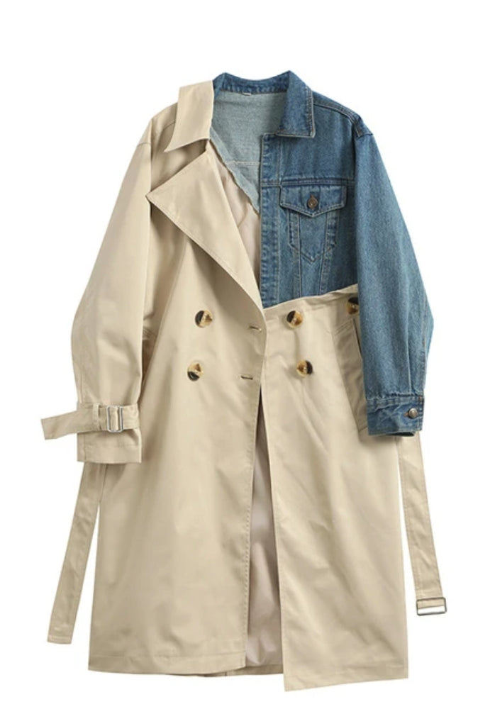 "TWO-FACED" TRENCH COAT